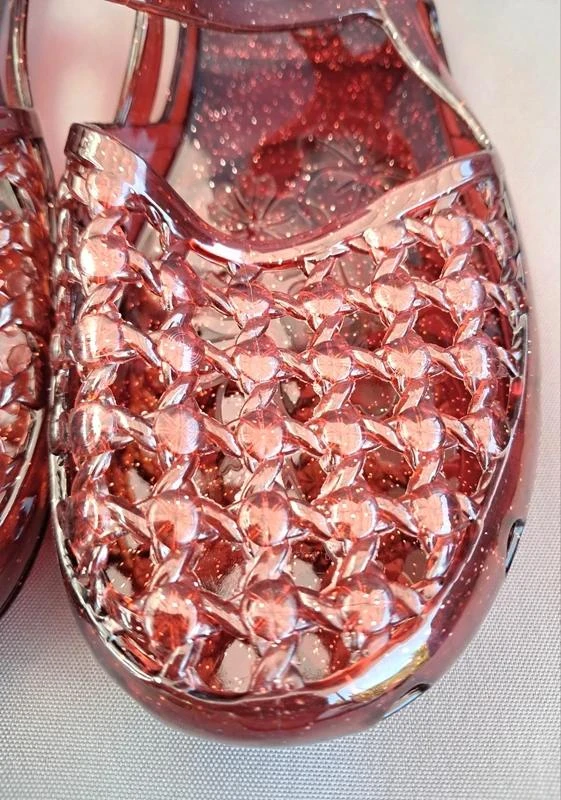 Voor het strand Je onmisbare fifi-kwallen Rood met glitters - maat 39 – photo 3
